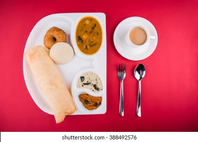 Mysore Masala Dosa + Idly + Vada